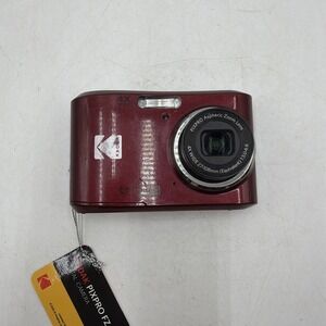 Kodak PIXPRO FZ45 16 MP Digital Compact Camera Red For Parts